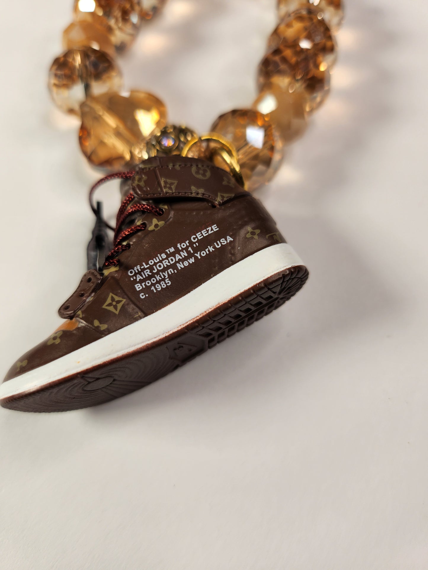 Off White LV Inspired Nike Air Force 1's Hightop