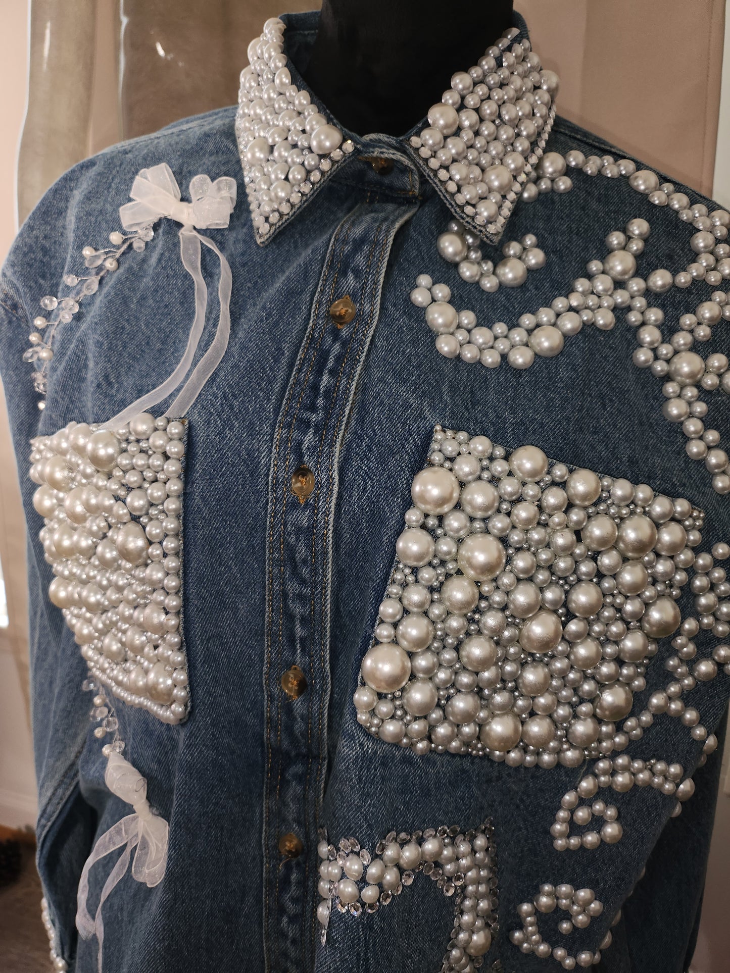 Mylessa- Pearly Denim Shirt
