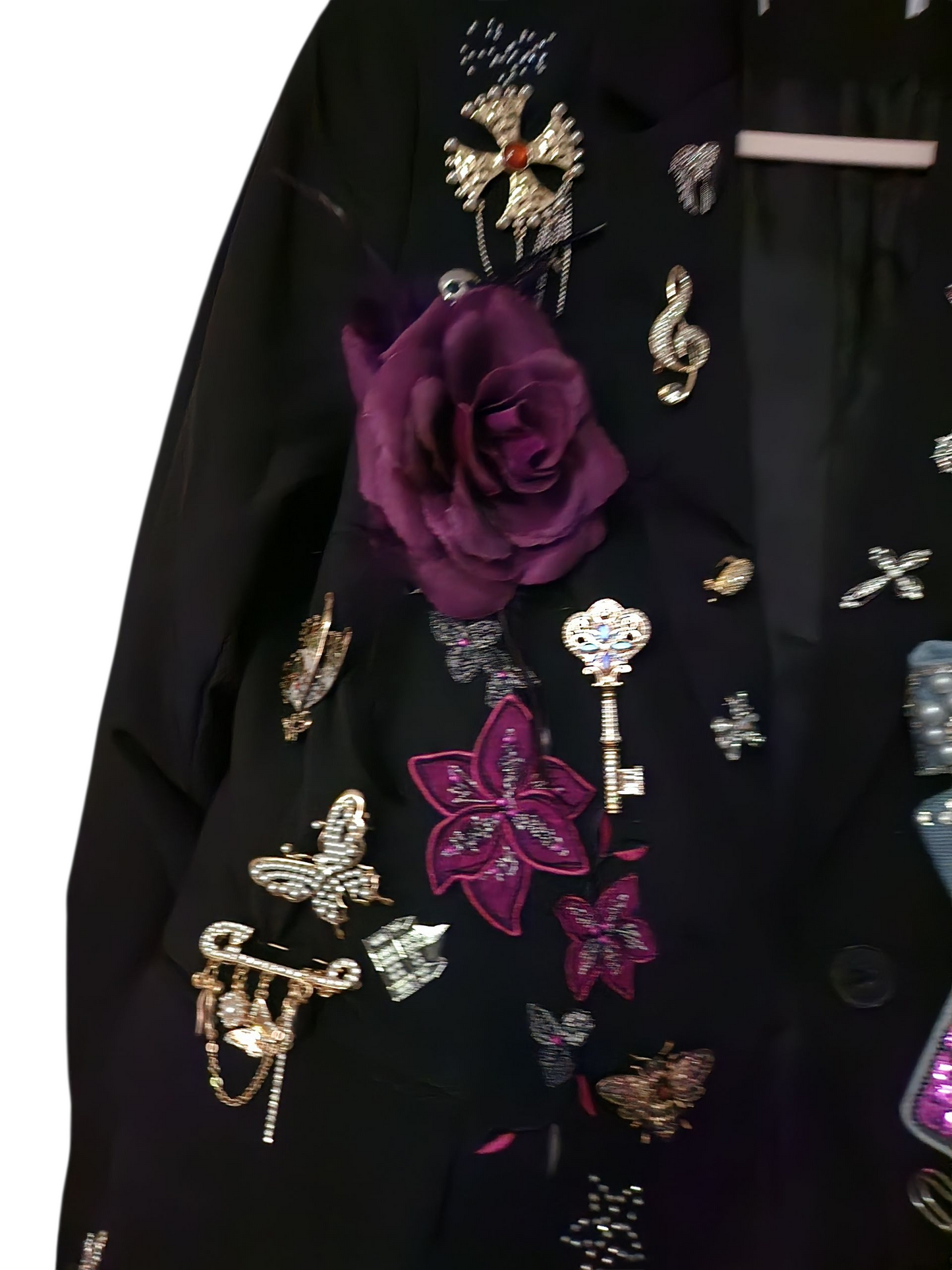 Limited Edition Statement Blazer with Hand-Selected Luxury Pins