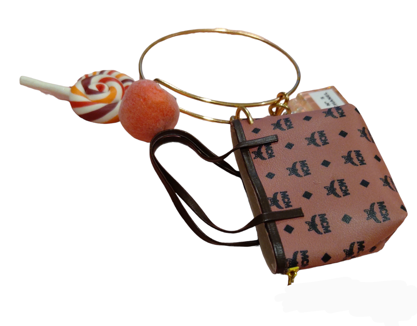 Inspired Miniature MCM Tan charmed