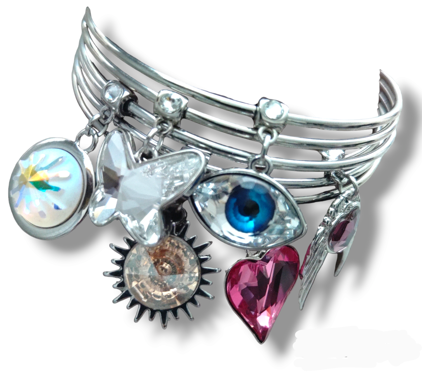 Swarovski Crystal Charmed Bangles