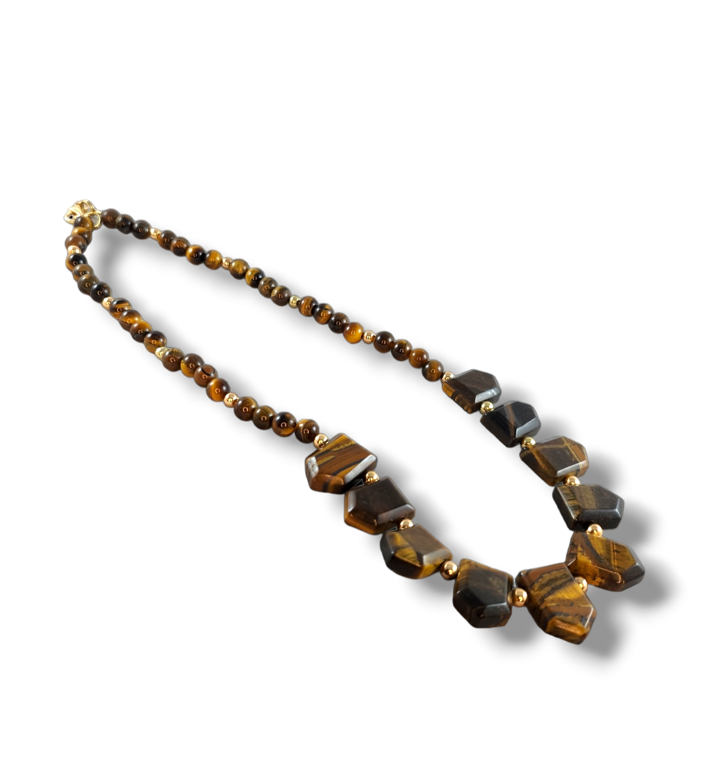 Tiger-eye Arrow Necklace