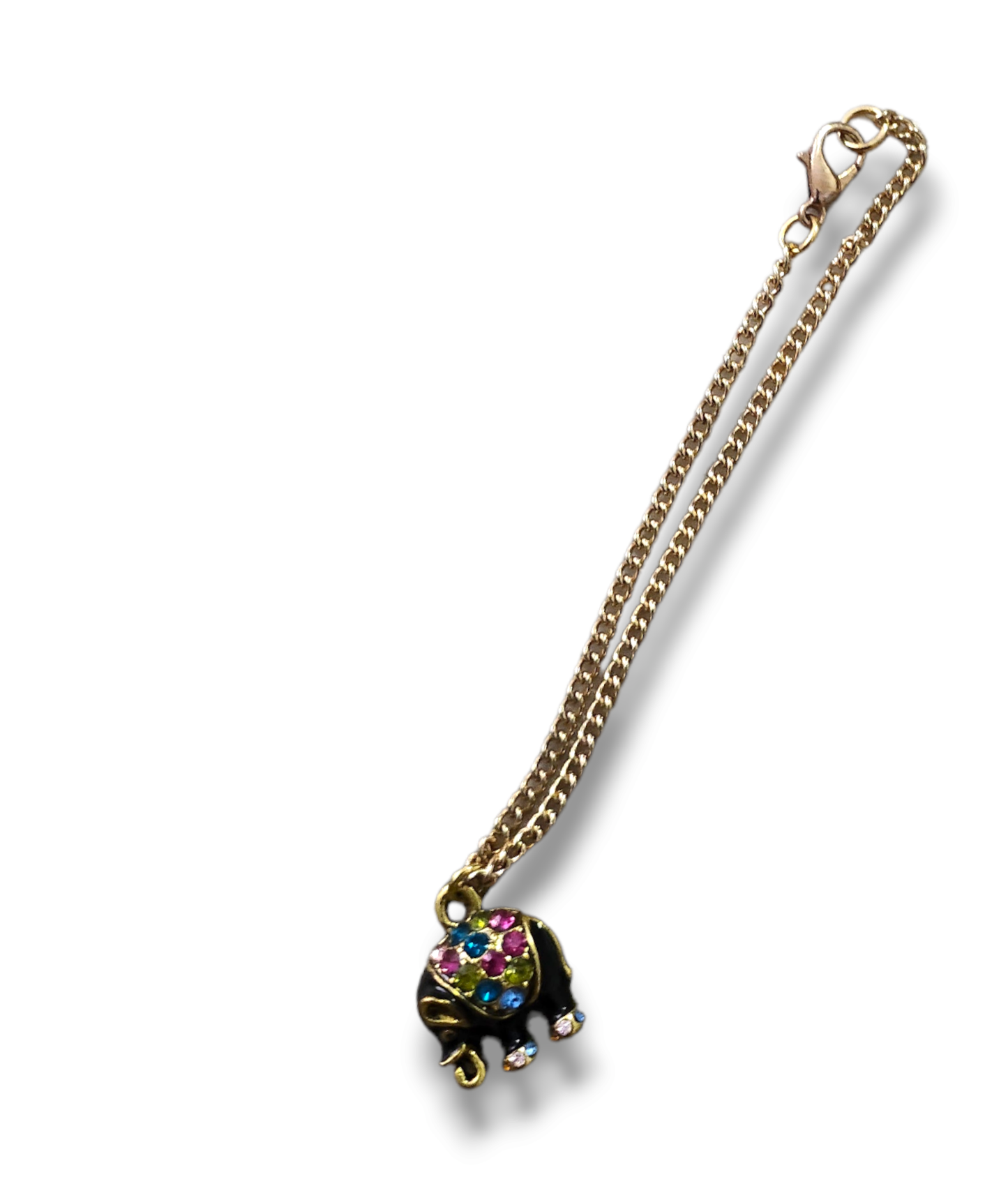 14kt Gold-Plated Link Charmed Bracelet