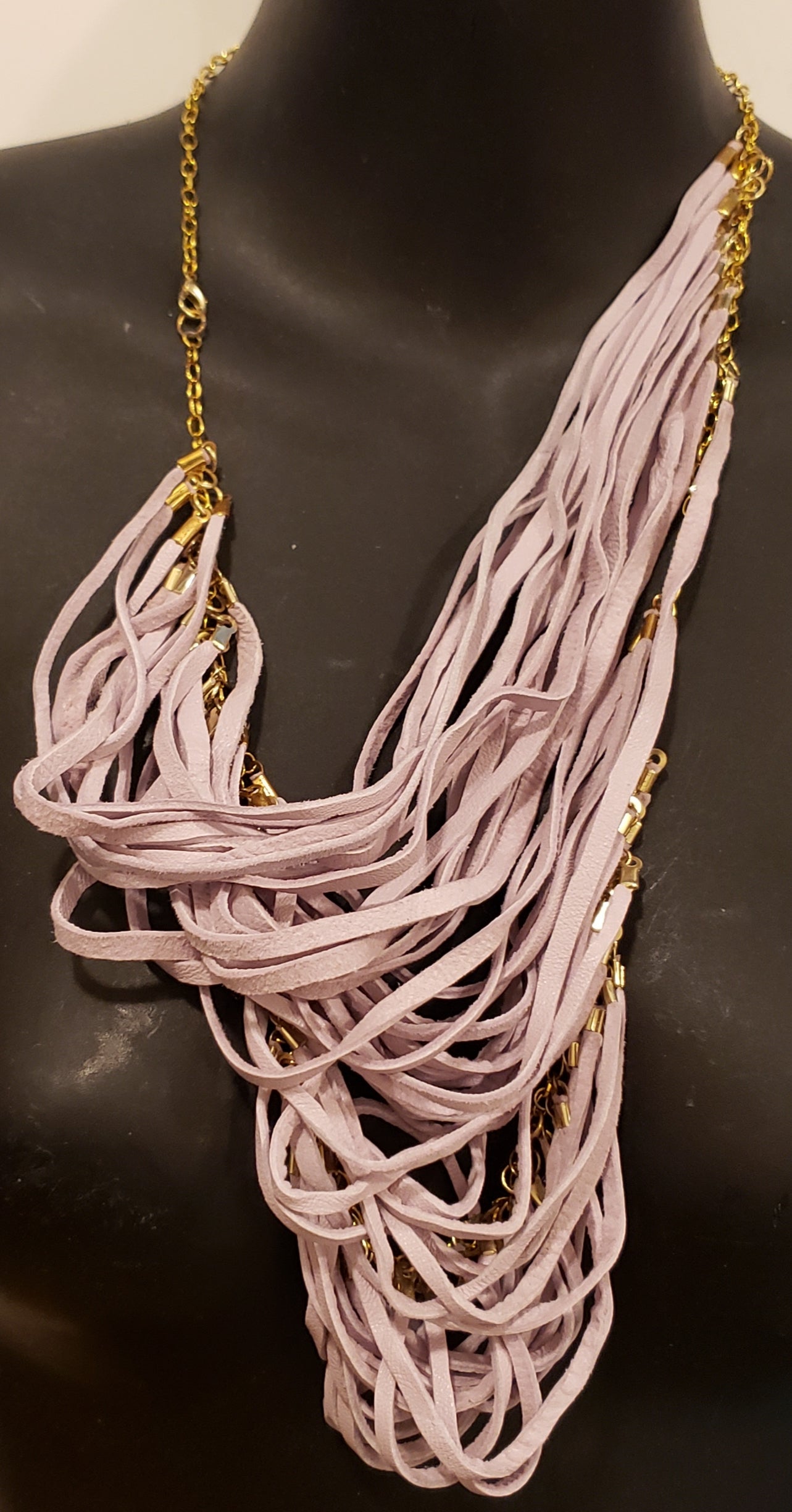 Lilac Looped Leather