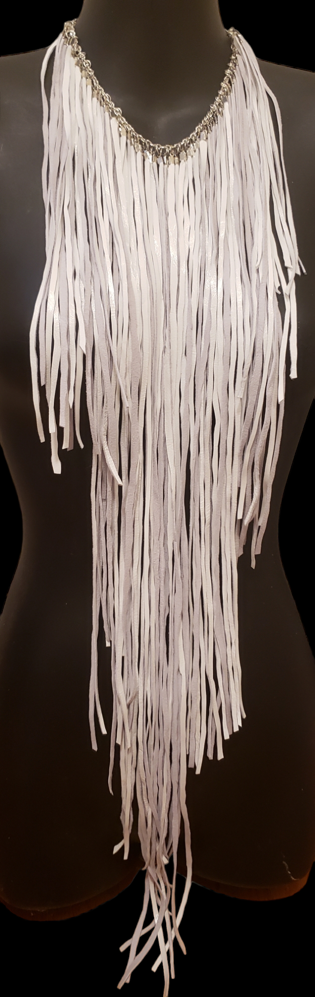 Soft Long White Premium Leather