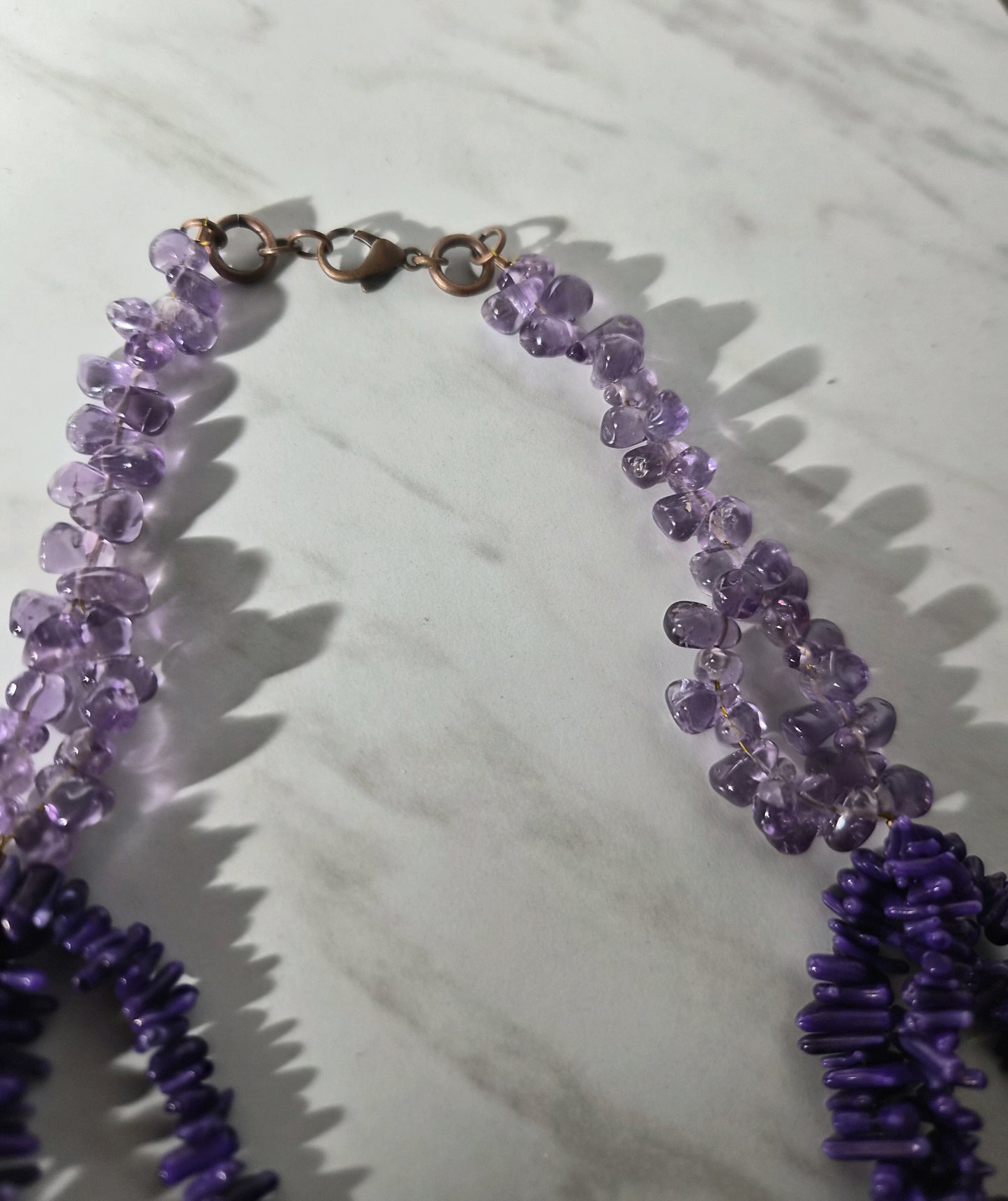 Purple Island Breeze Necklace