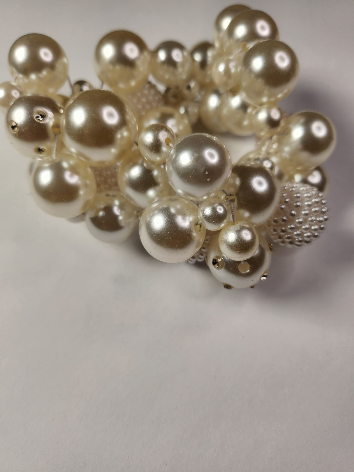 Clustered Pearl Bracelet