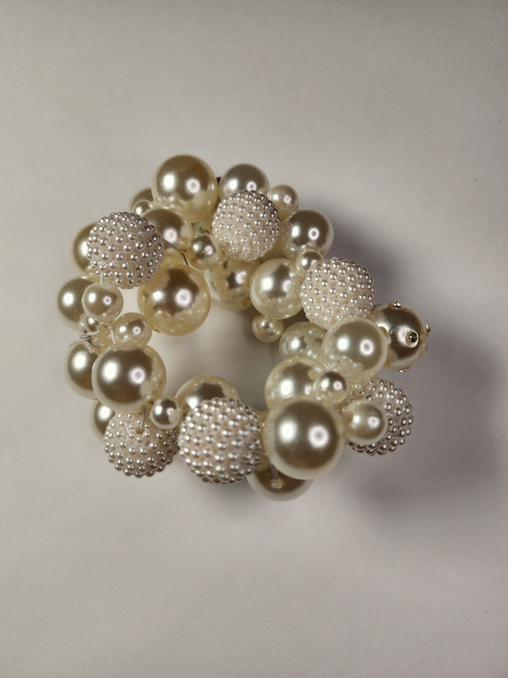 Clustered Pearl Bracelet