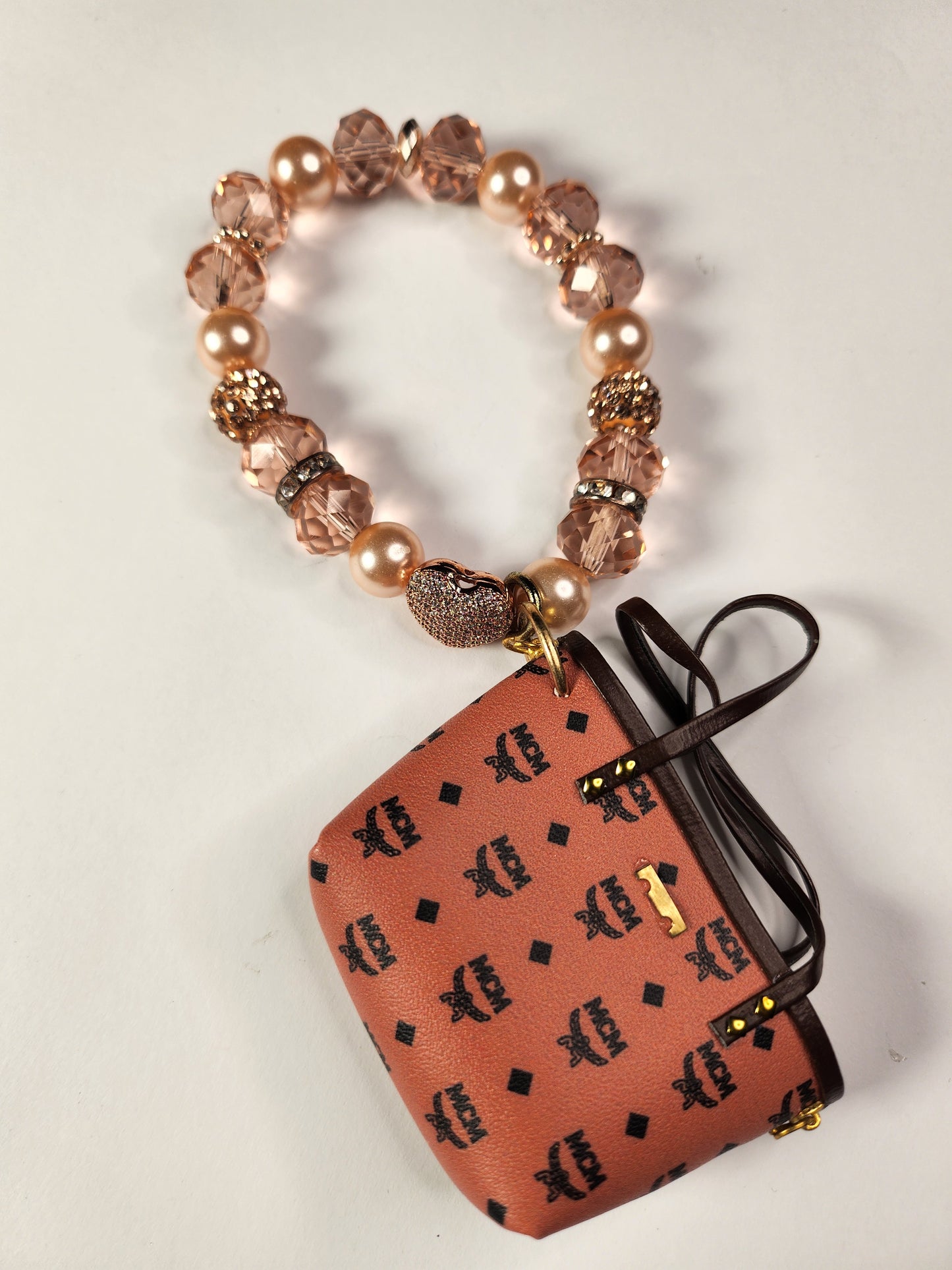 Inspired Miniature MCM Tan charmed