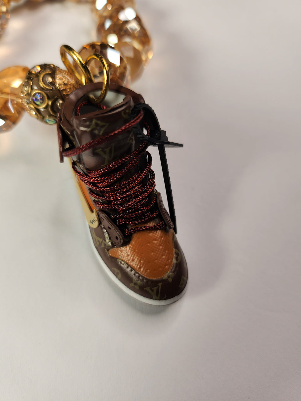 Off White LV Inspired Nike Air Force 1's Hightop