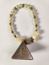 Silver Triangle Styled YSL charmed