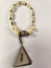 Silver Triangle Styled YSL charmed