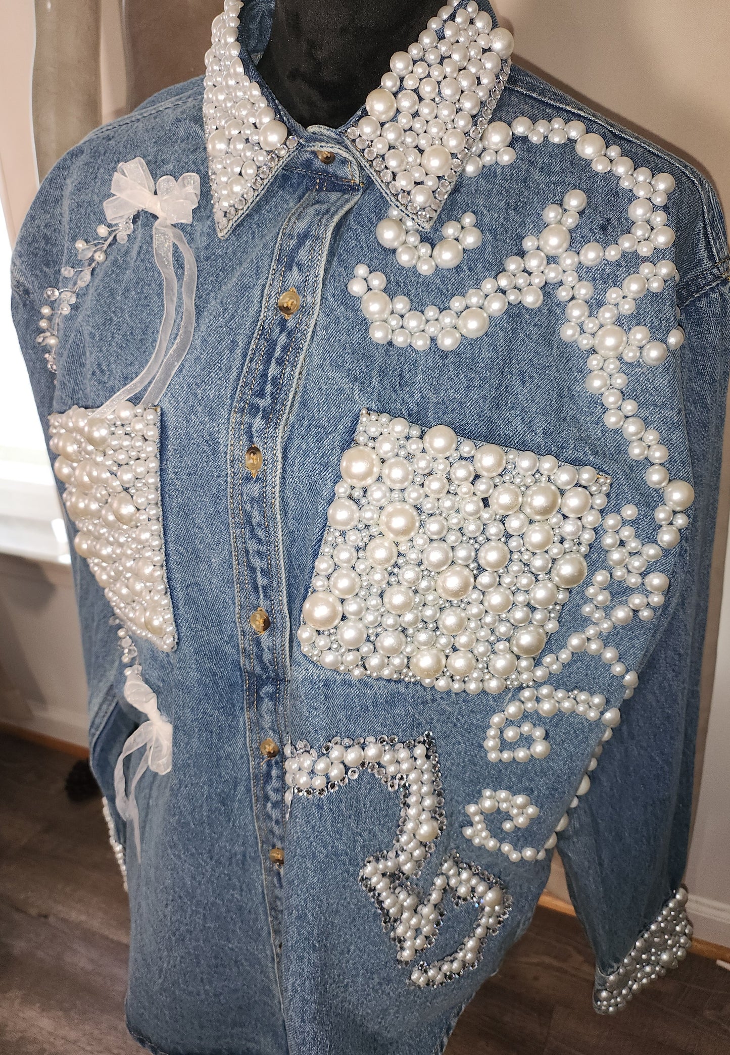 Mylessa- Pearly Denim Shirt