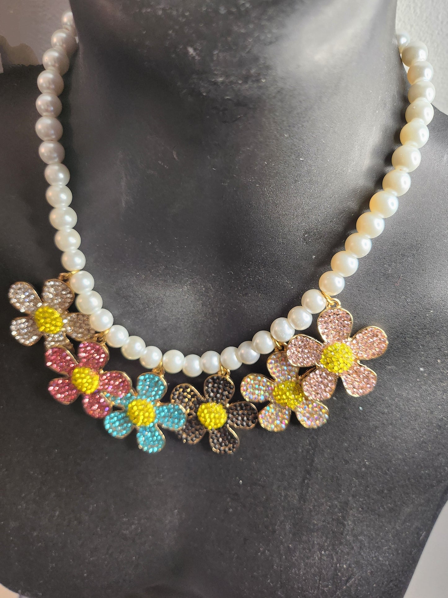 Pearls & Studded Flowers