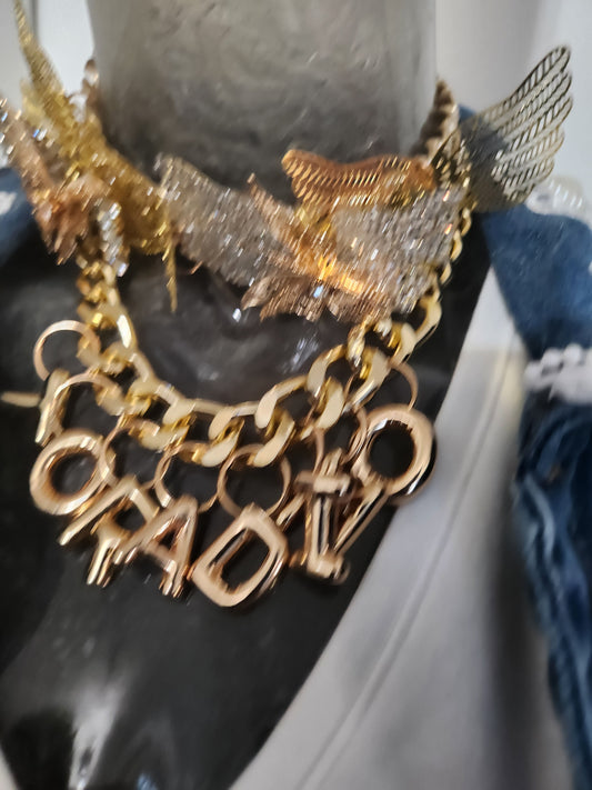 Butterfly illusion Necklace