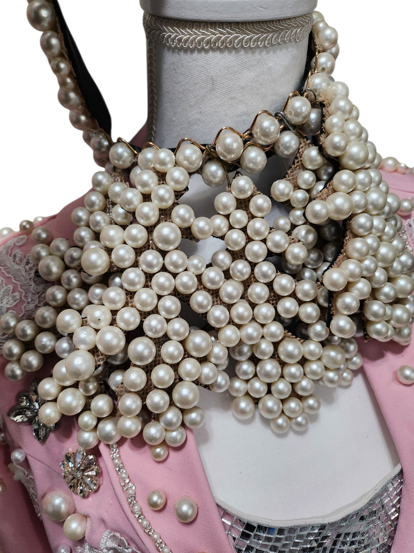 Seraphina Pearl Leaf Heirloom Cuff