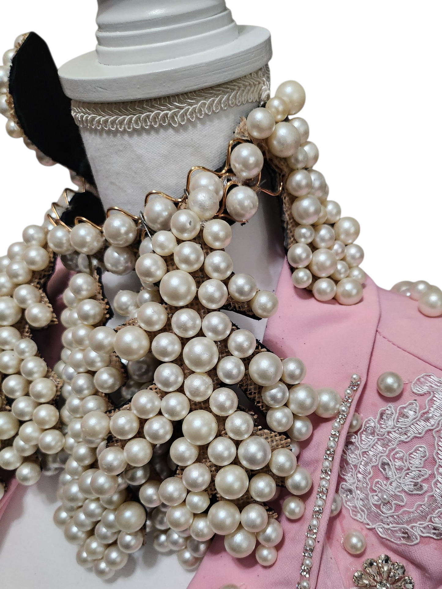 Seraphina Pearl Leaf Heirloom Cuff