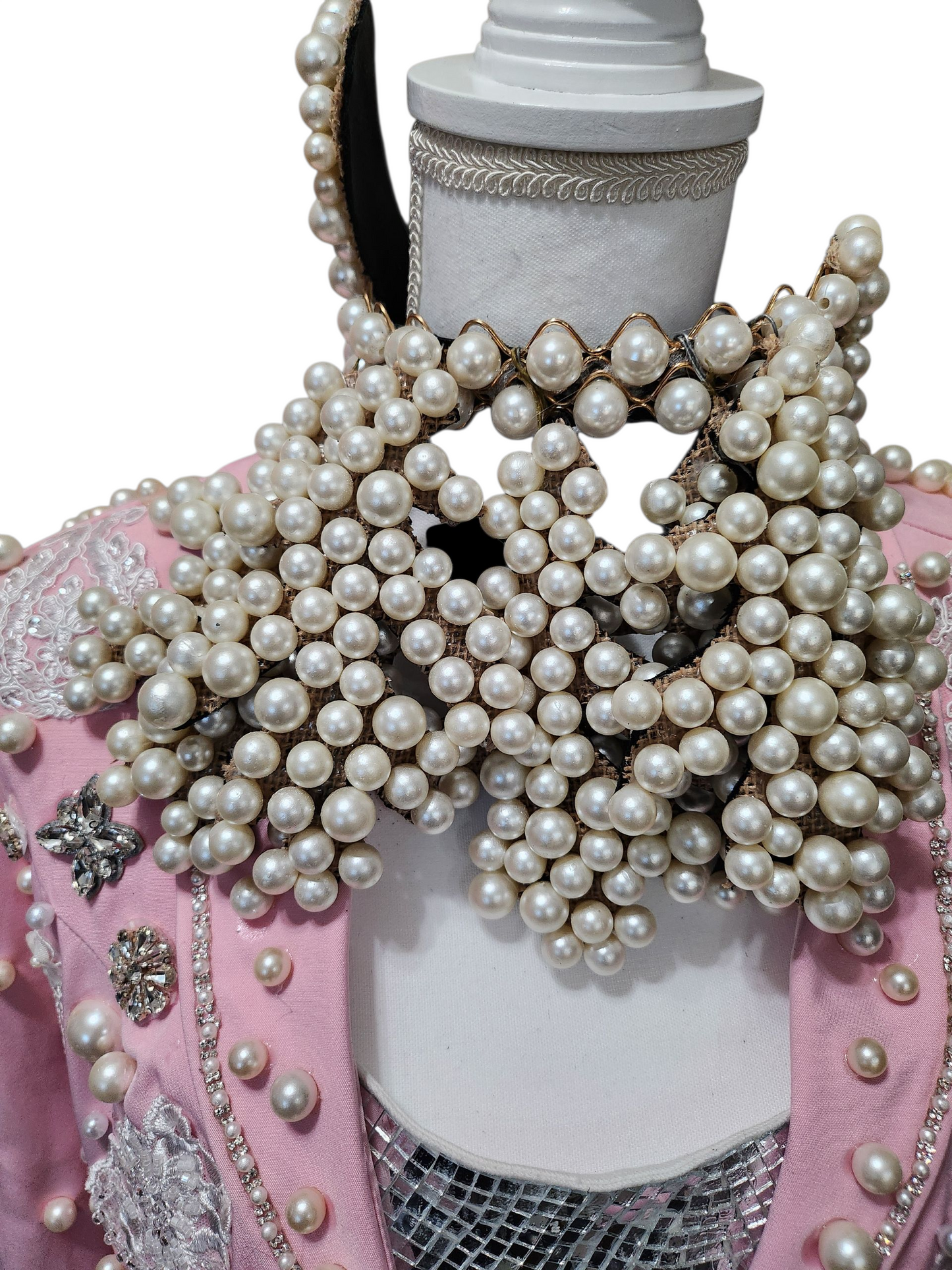 Seraphina Pearl Leaf Heirloom Cuff