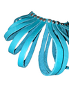 Azure Sovereign Leather Hoop Choker