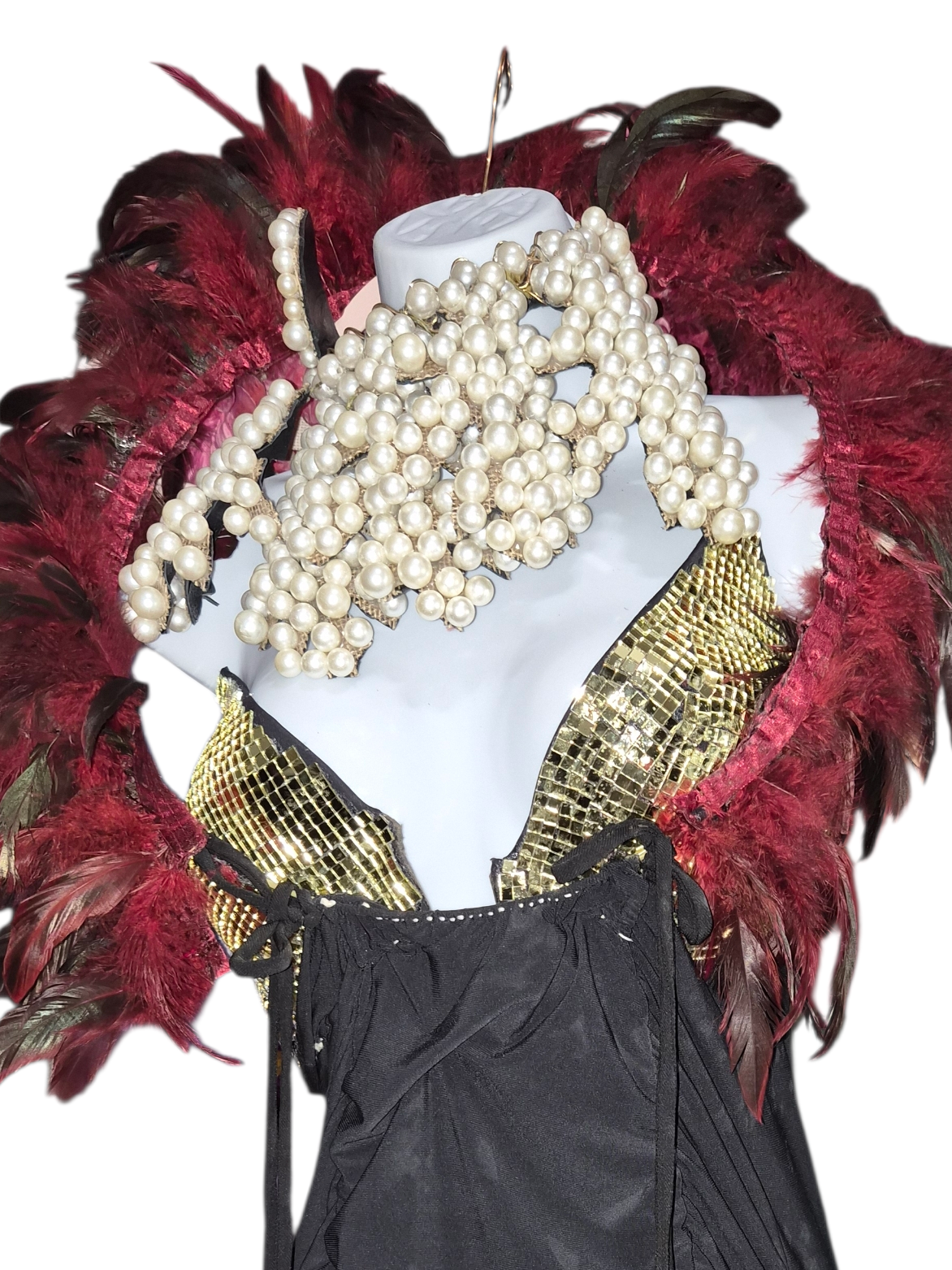 Seraphina Pearl Leaf Heirloom Cuff