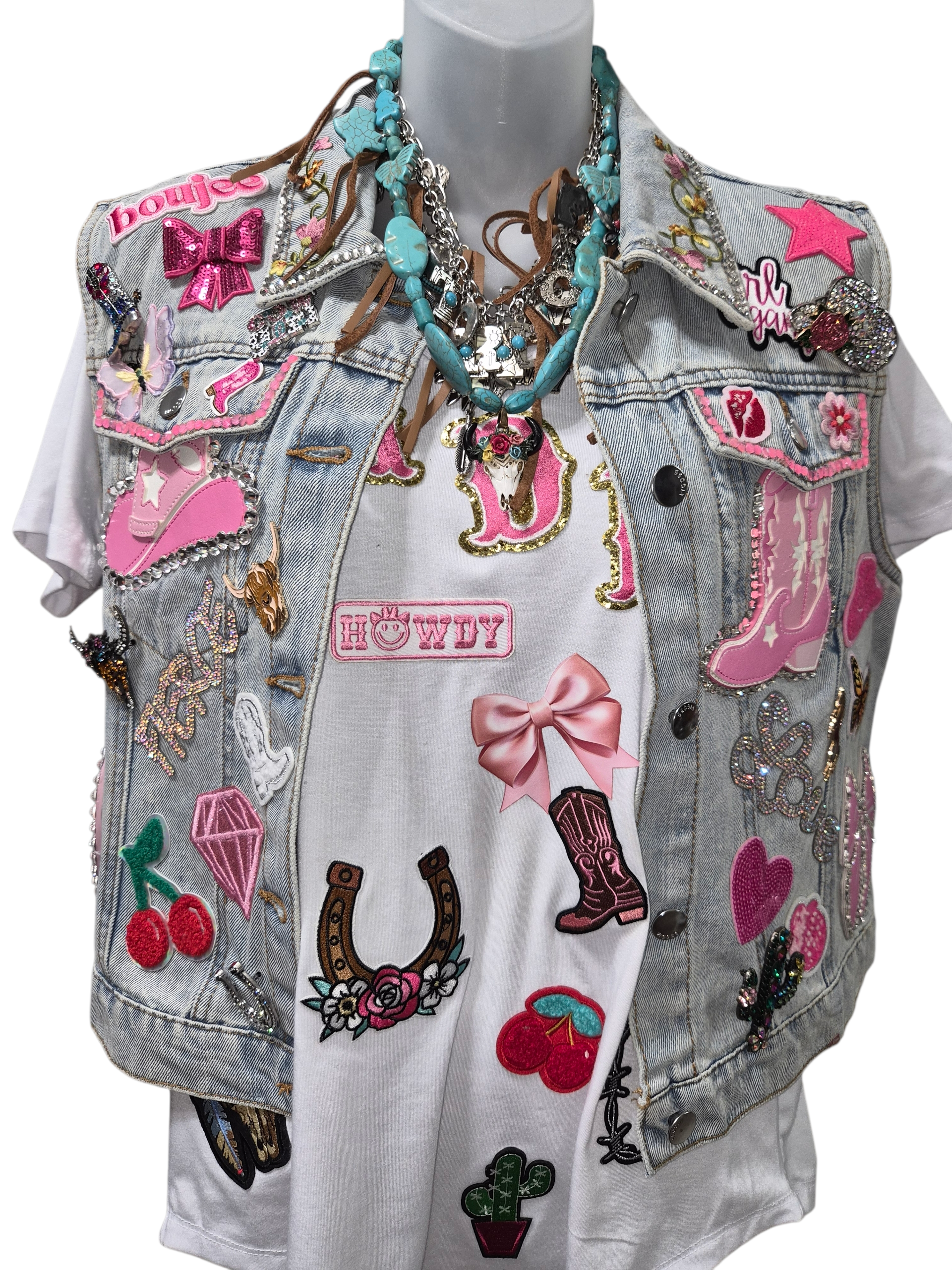 Cow Girl Bling Vest