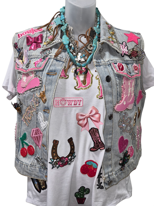 Cow Girl Bling Vest