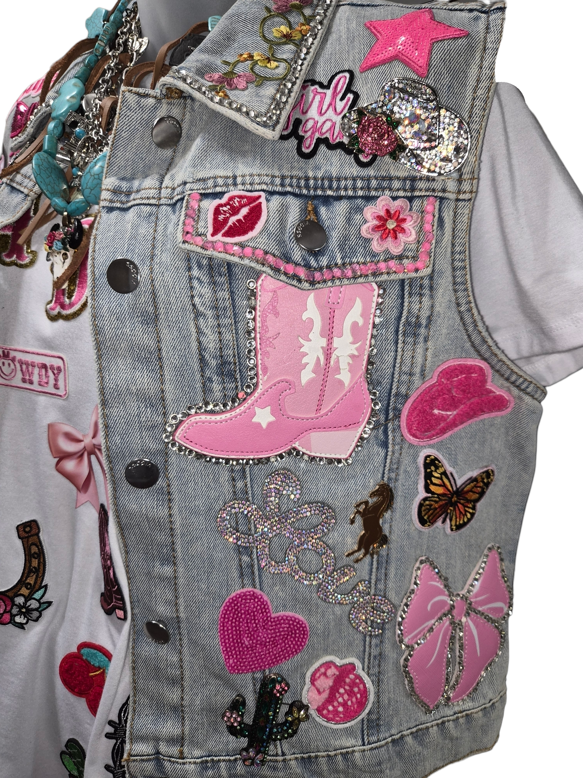 Cow Girl Bling Vest