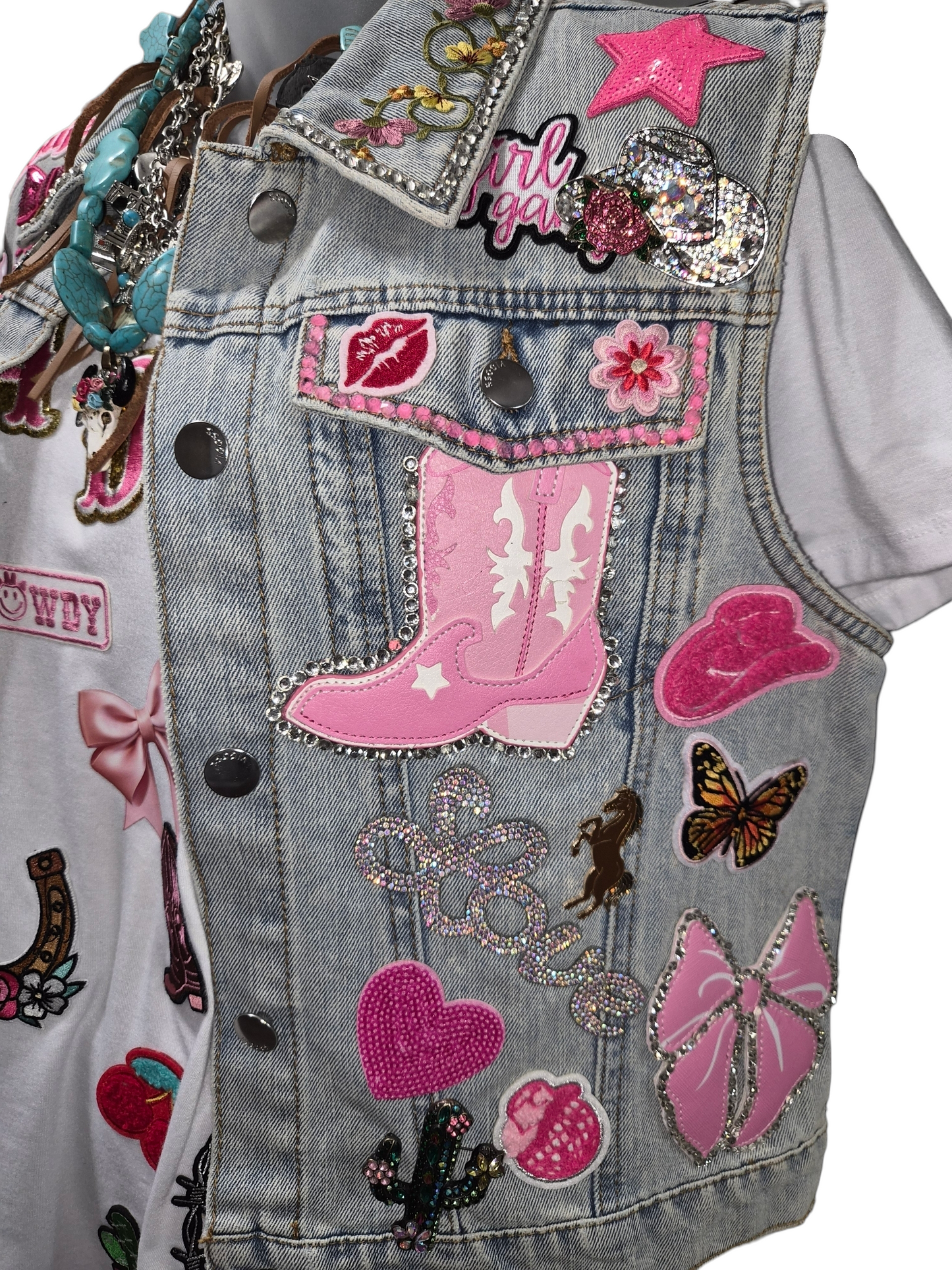 Cow Girl Bling Vest
