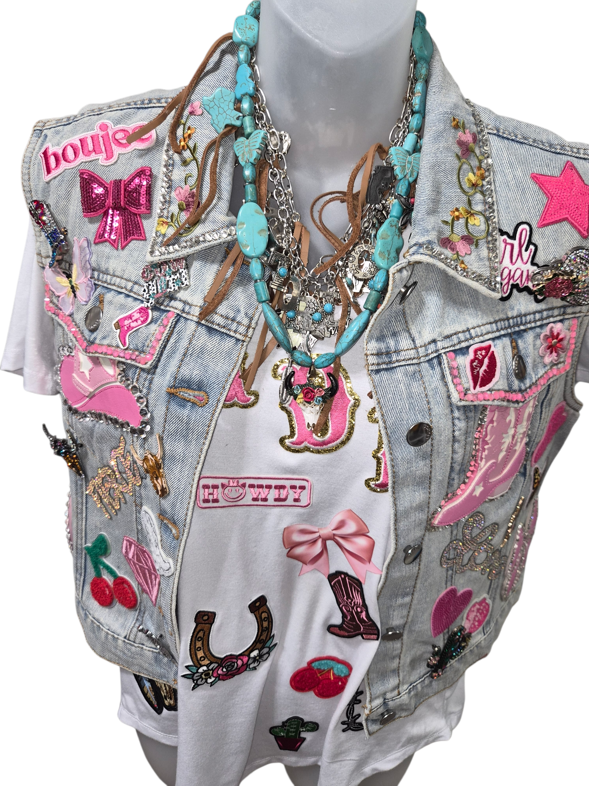 Cow Girl Bling Vest