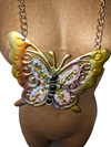 La Grande Colour Butterfly Necklace