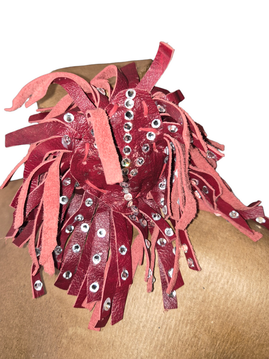 Strawberry Studded Peace Necklace