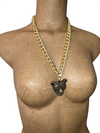 She Roars- Studded Jaguar Necklace