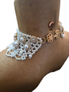 Ivory Pearl Cascade Collar Necklace