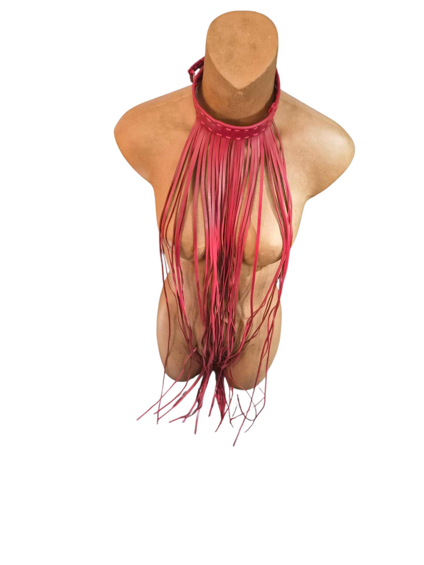 Sexy Red Fringe Necklace
