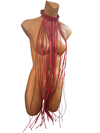 Sexy Red Fringe Necklace