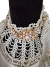 Ivory Pearl Cascade Collar Necklace