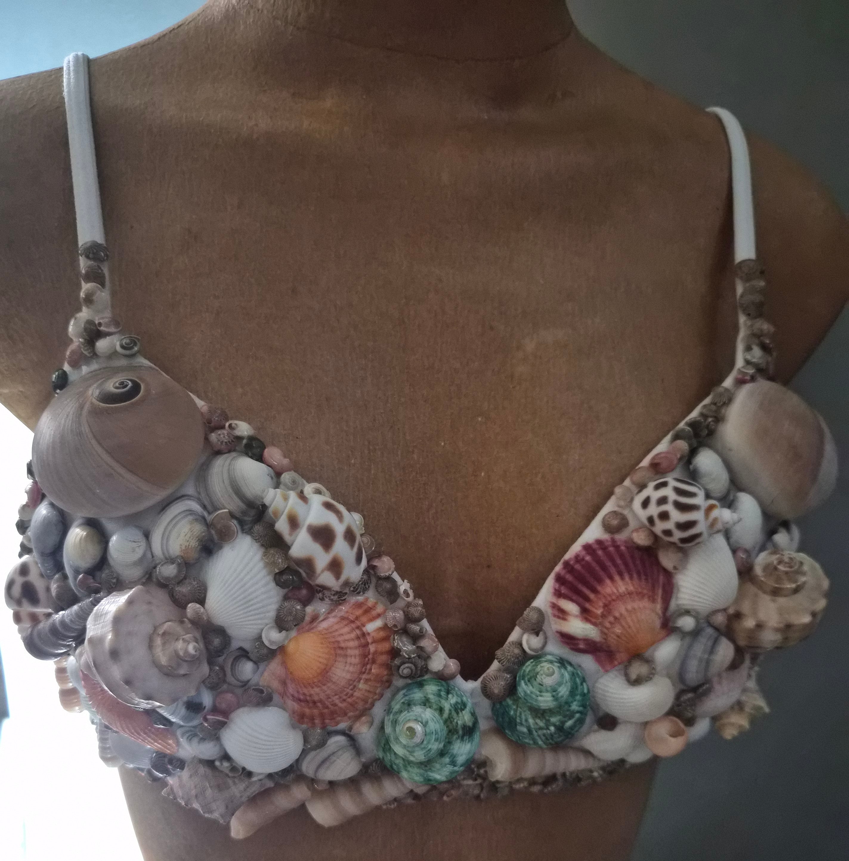 Island Retreat 3D Seashell Bralette