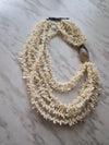 Coconut Cake Bib Necklace