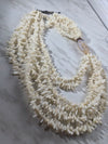 Coconut Cake Bib Necklace