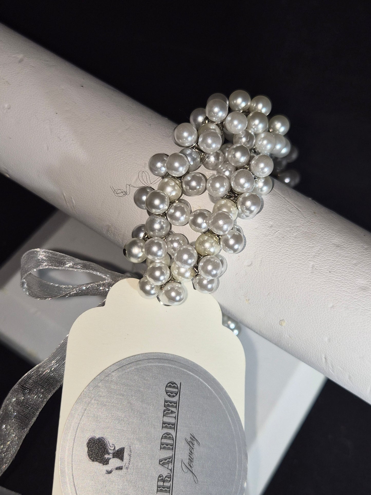 Clustered Pearl Bracelet