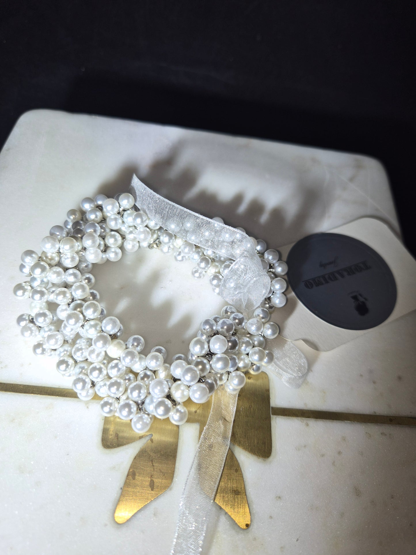 Clustered Pearl Bracelet