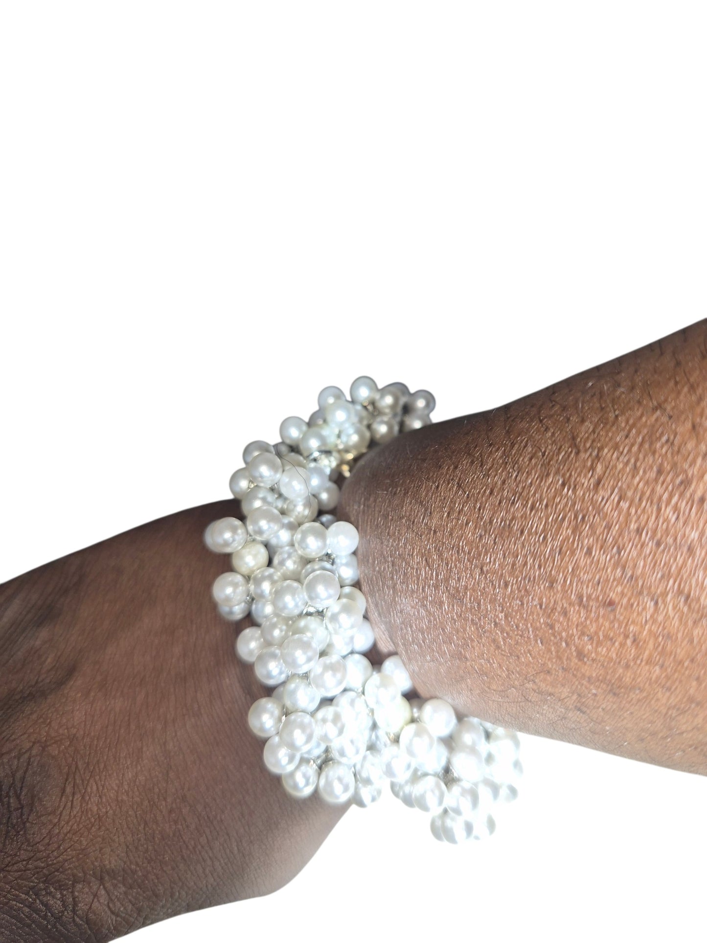 Clustered Pearl Bracelet