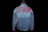 Penelope- Pretty Pink studded Denim Jacket