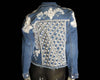 Natalia- Blue Denim Pearl Beaded Jacket