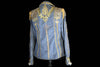 Derrico - Royal Gold Denim Lace Jacket