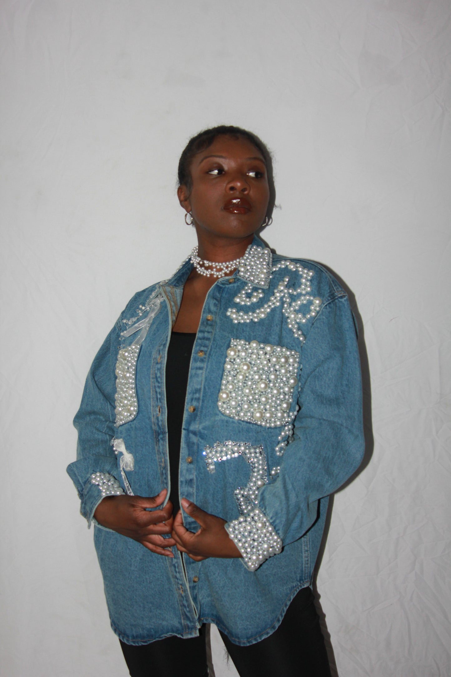 Mylessa- Pearly Denim Shirt