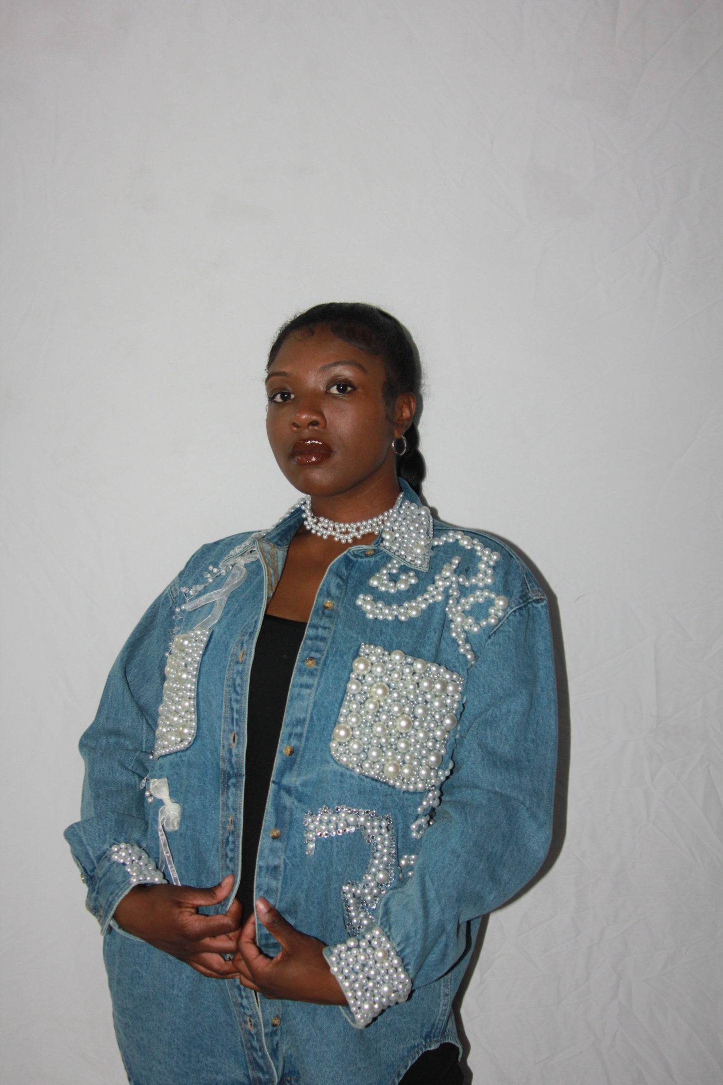 Mylessa- Pearly Denim Shirt