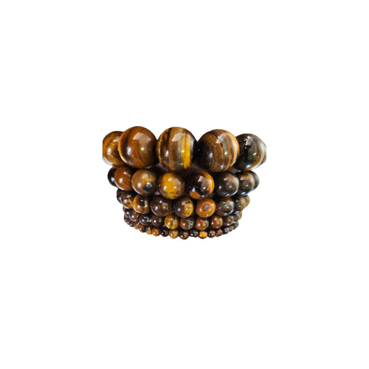 Tiger-Eye Beaded Bracelets