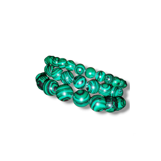 Malachite Beaded bracelet