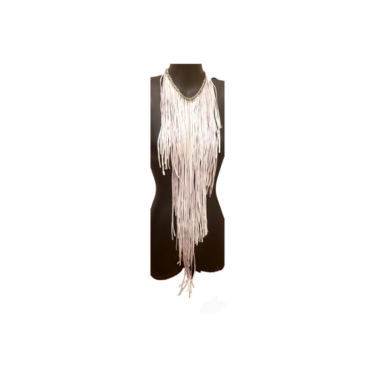 Soft Long White Premium Leather